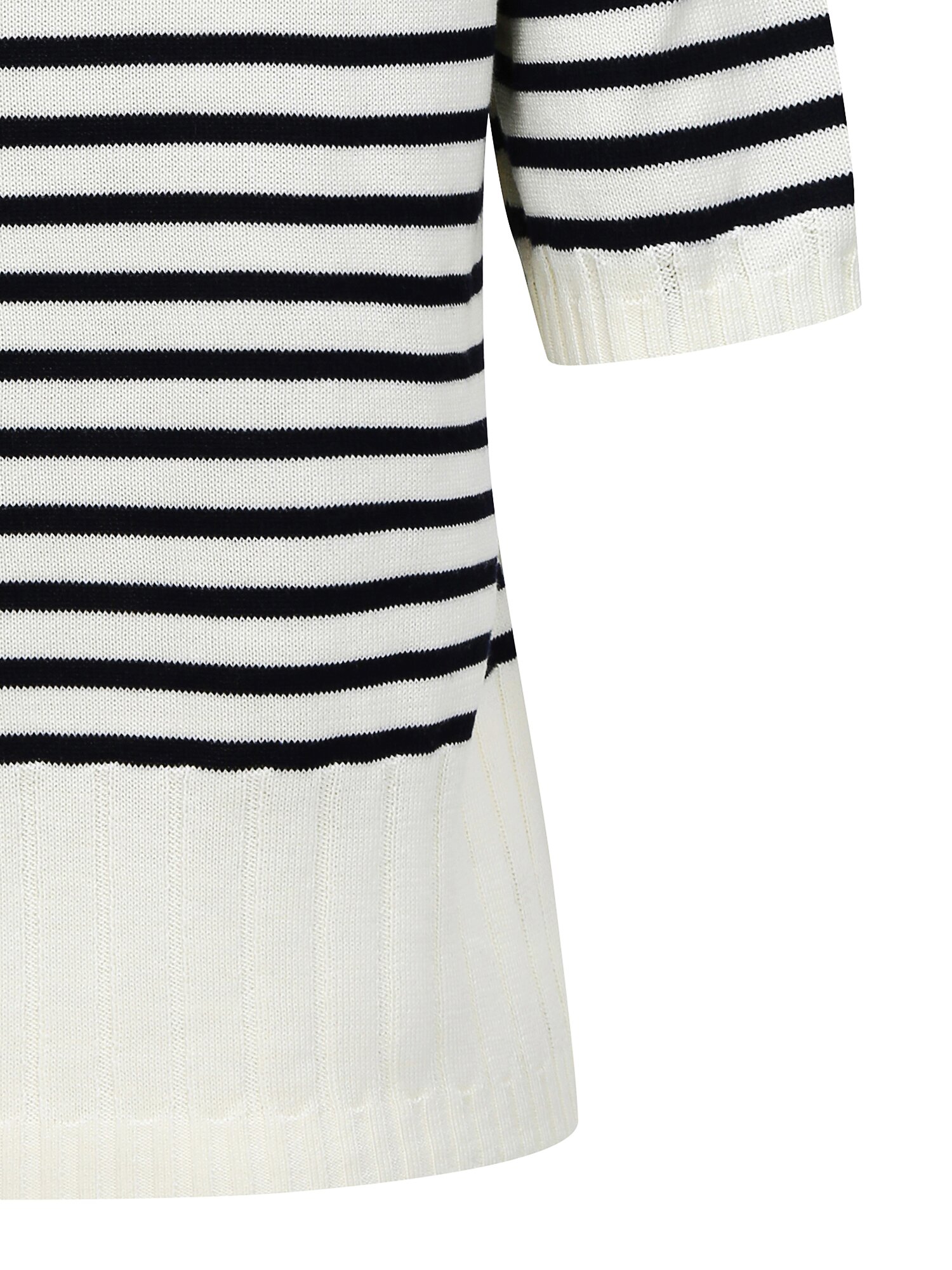 스트라이프 하프 슬리브 니트 (NAVY)