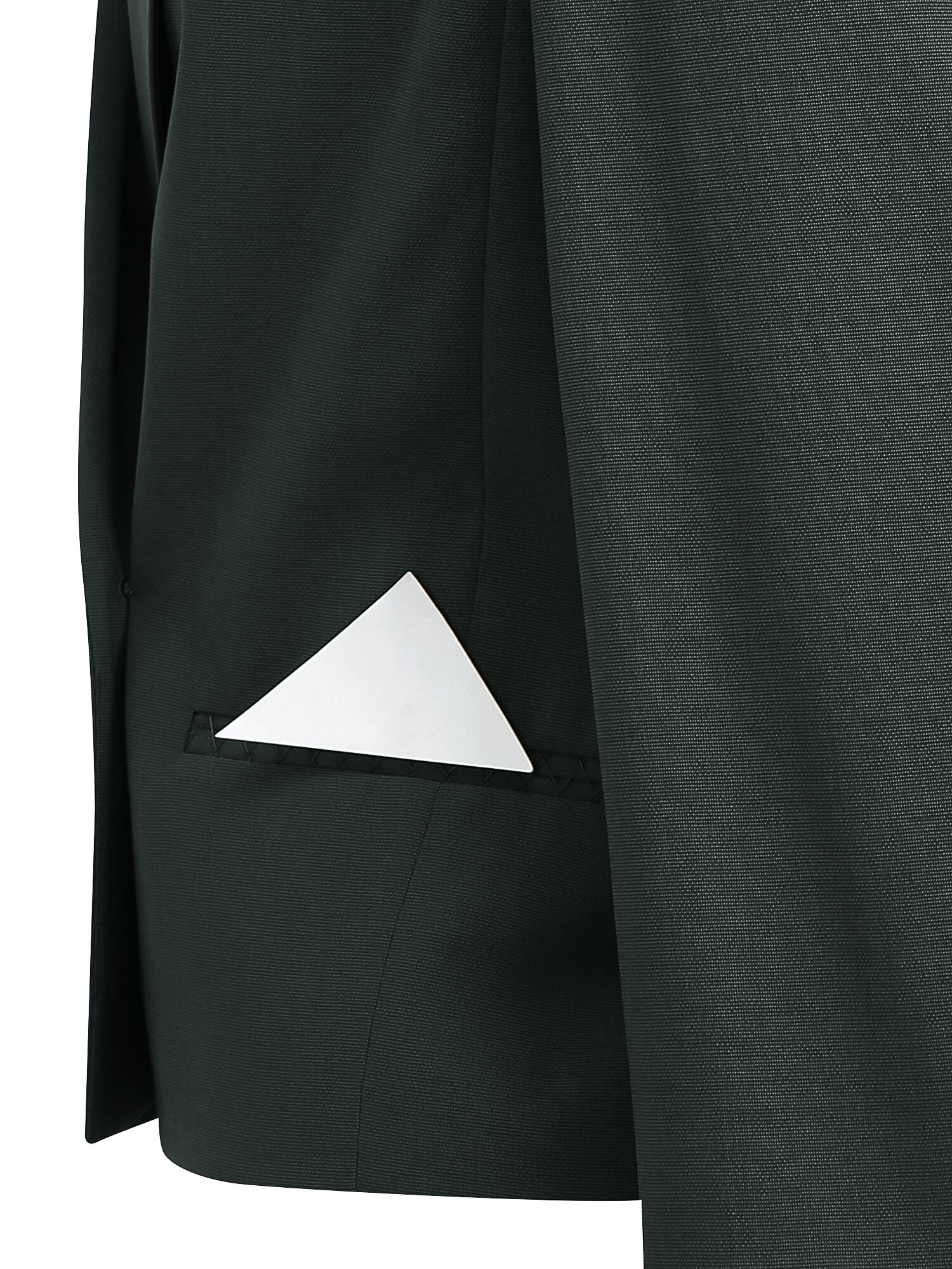 스티치 포켓 더블 크롭 재킷 (GREY)