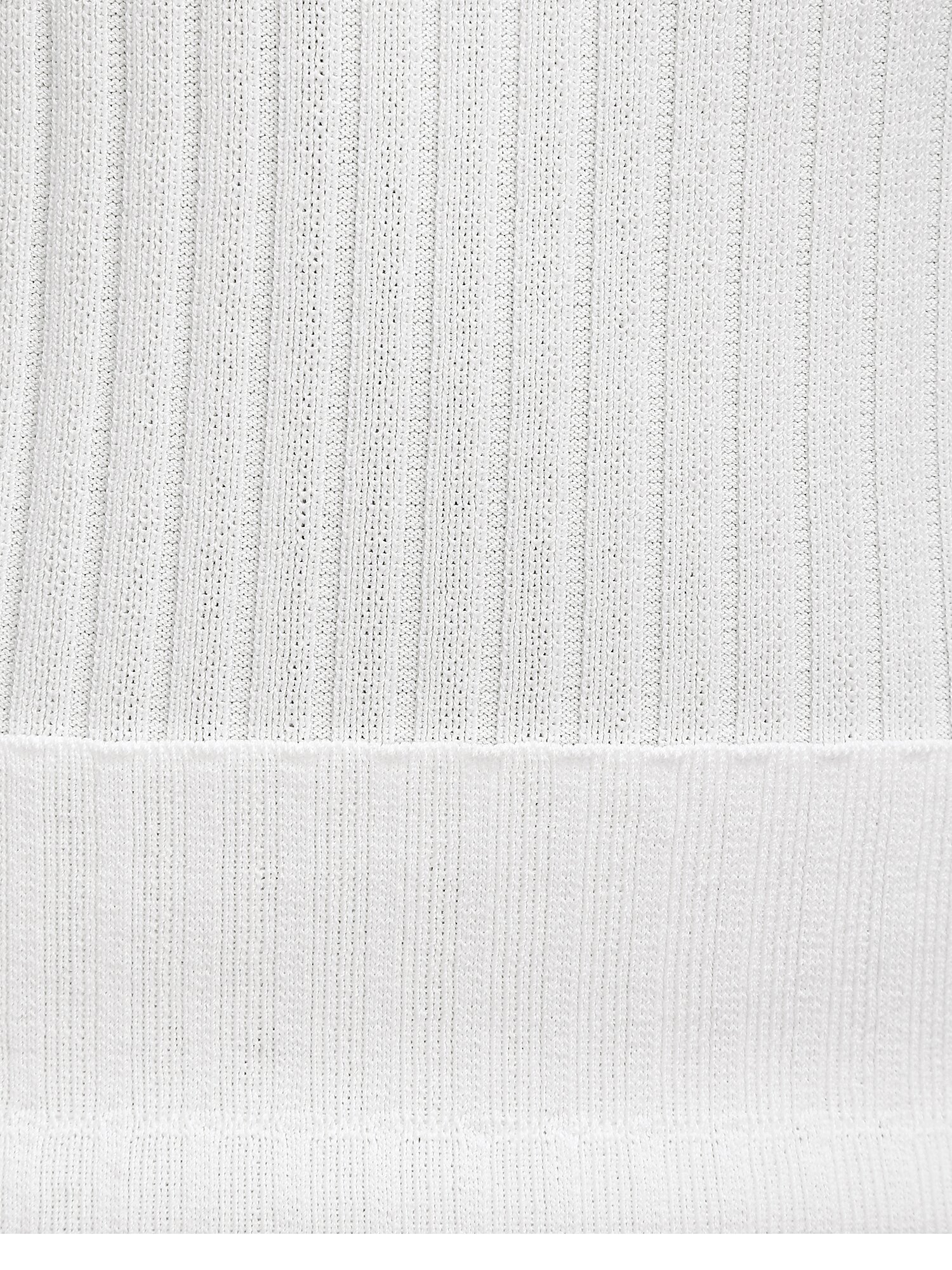 골지 슬리브리스 브이넥 니트 (WHITE)
