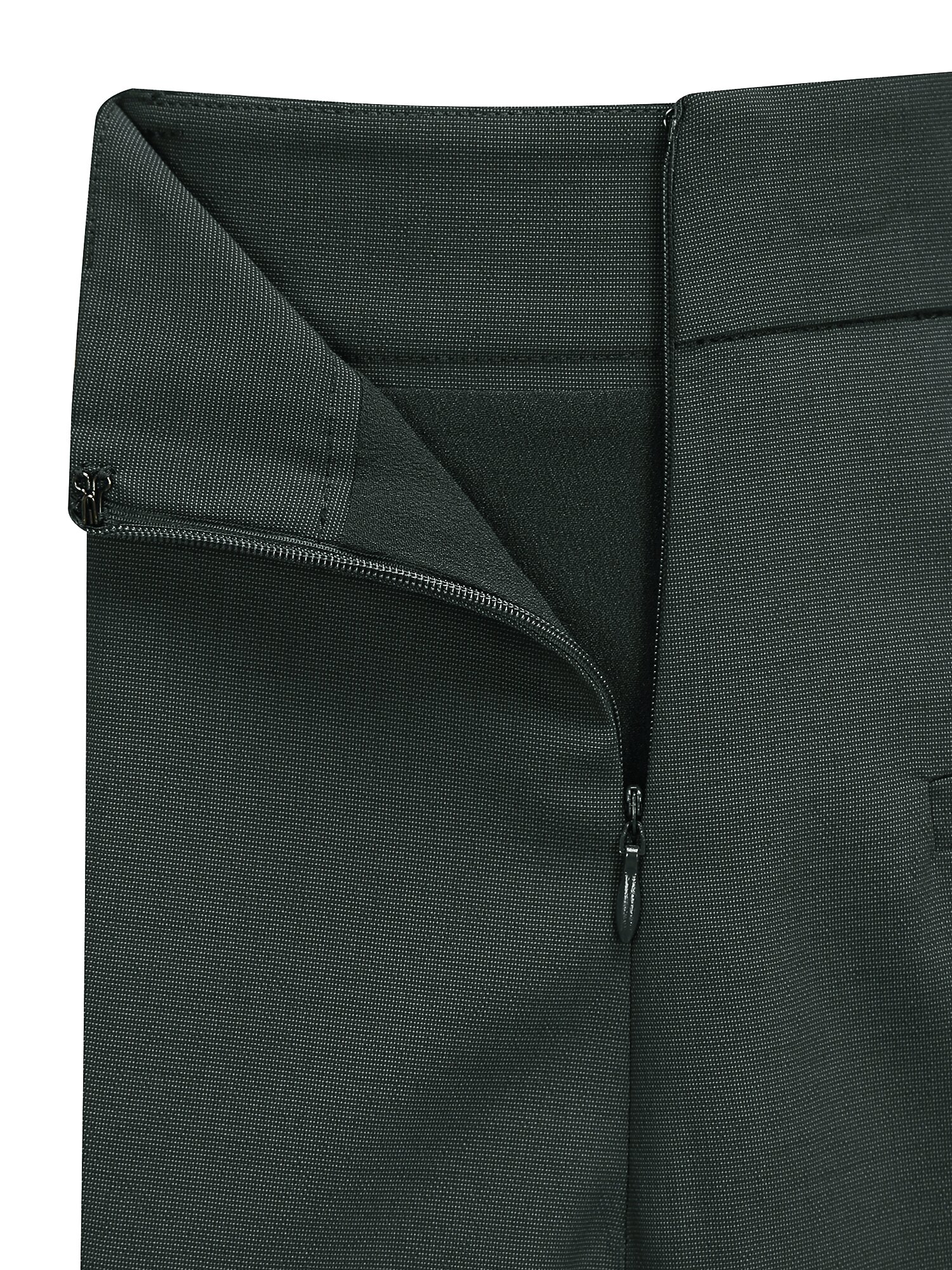 버튼 장식 컷아웃 A라인 스커트 (GREY)