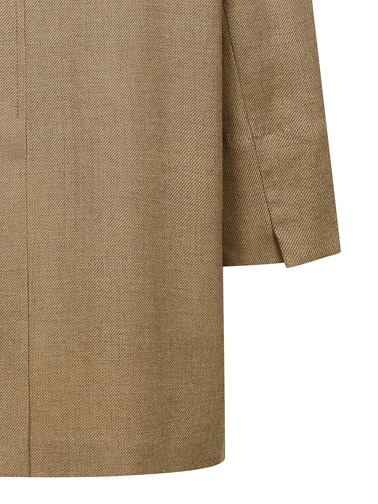 린넨 롤업 7부 싱글 투버튼 재킷 (CAMEL)