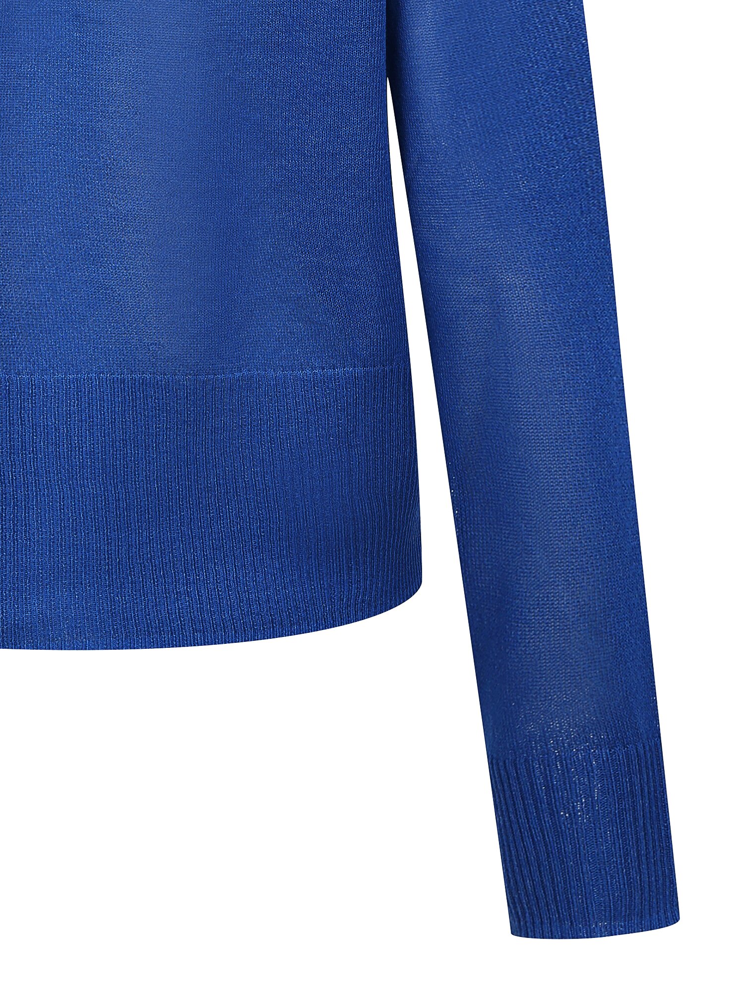 시스루 자카드 브이넥 가디건 (BLUE)