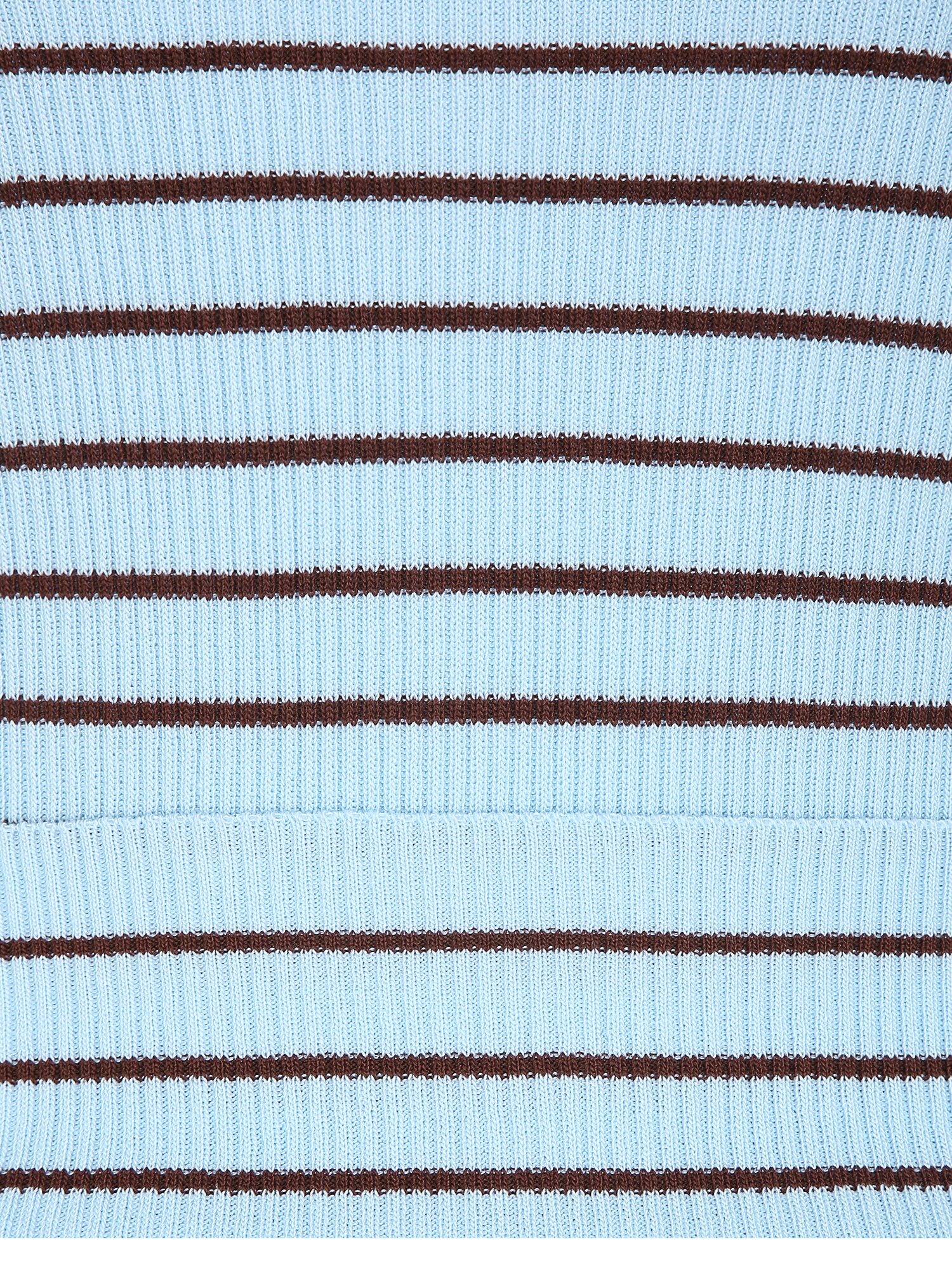 스트라이프 버튼 칼라 풀오버 니트 (STRIPE BLUE)