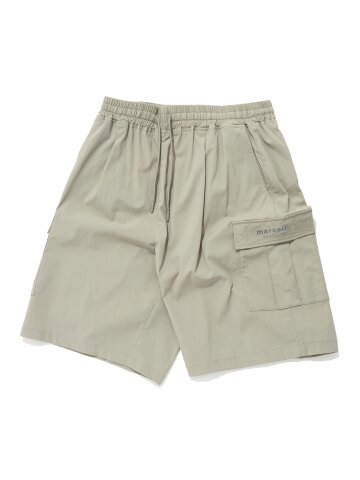 NYLON CARGO SHORT_BEIGE