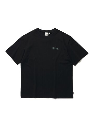 ROPE LOGO PRINT T-SHIRT_BLACK