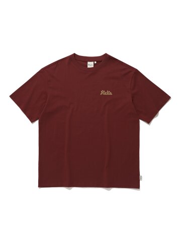 ROPE LOGO PRINT T-SHIRT_D.RED