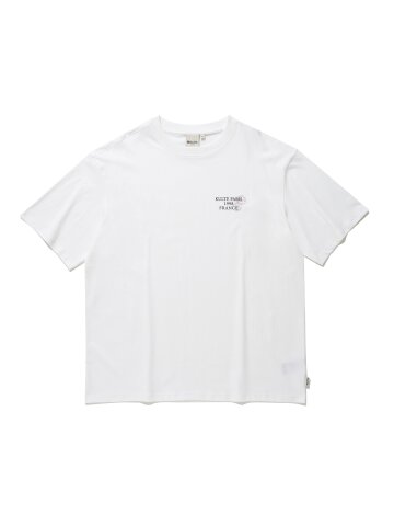 STAMP LOGO T-SHIRT_WHITE