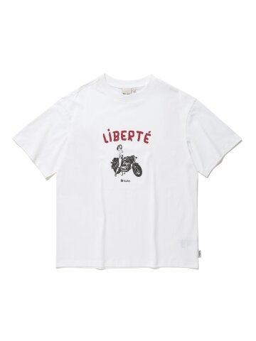 LIBERTE RETRO T-SHIRT_WHITE