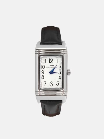 여성 가죽 레더 스트랩 워치 사각 선버스트 블루핸즈 정장 손목시계 LMY011