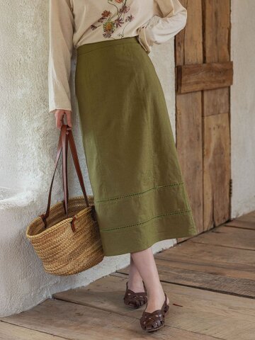 4/28 예약배송_DA_Splicing lace long skirt_3color