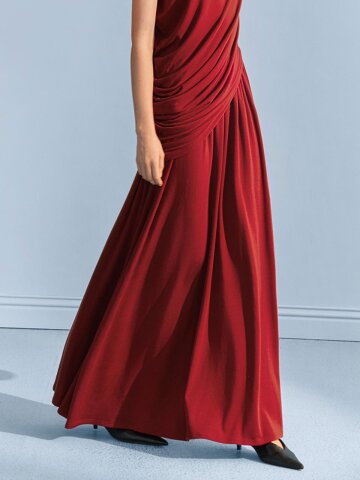 4/28 예약배송_YY_Red line a-line skirt