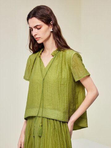 4/28 예약배송_YY_Loose fringe top_2color