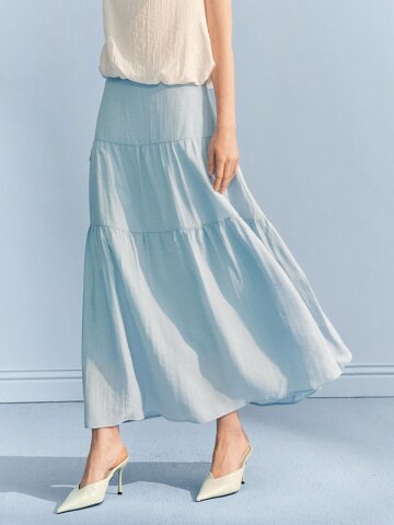 5/6 예약배송_YY_A-line cake skirt_2color