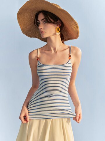 4/28 예약배송_YY_Striped backless camisole_2color