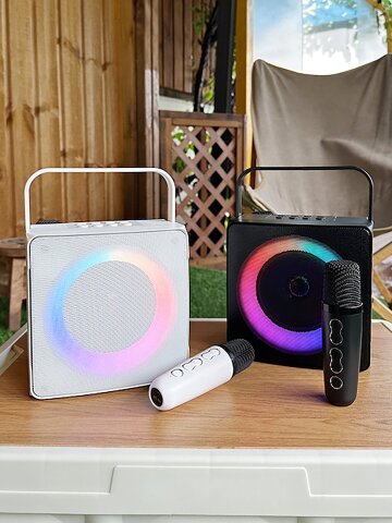 머레이 레인보우 LED 블루투스 노래방기계 RAINBOW