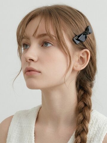 루루엘 아세테이트 잔머리 리본머리핀 빗핀 헤어핀 옆머리 헤어삔 A291