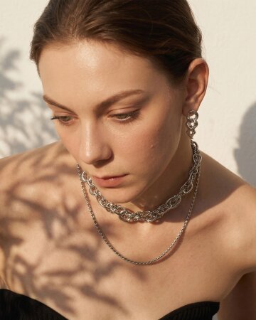 Industrial Bold Link Necklace
인더스트리얼 볼드 링크 네크리스