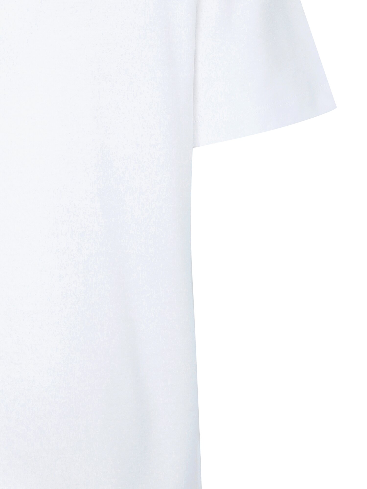 코튼 자수 프린트 비딩 티셔츠 (WHITE)