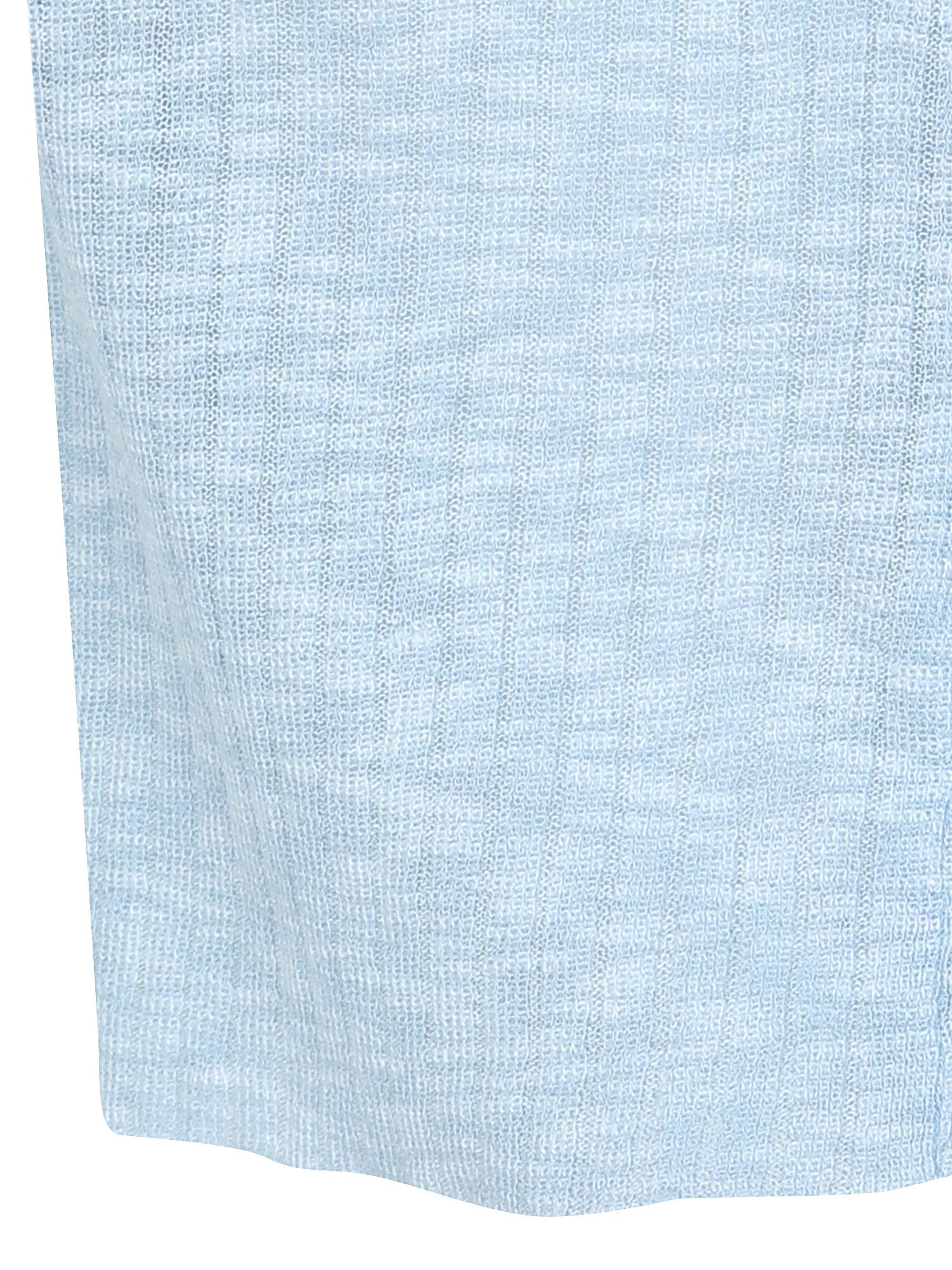 시스루 슬릿넥 크롭 가디건 (BLUE)