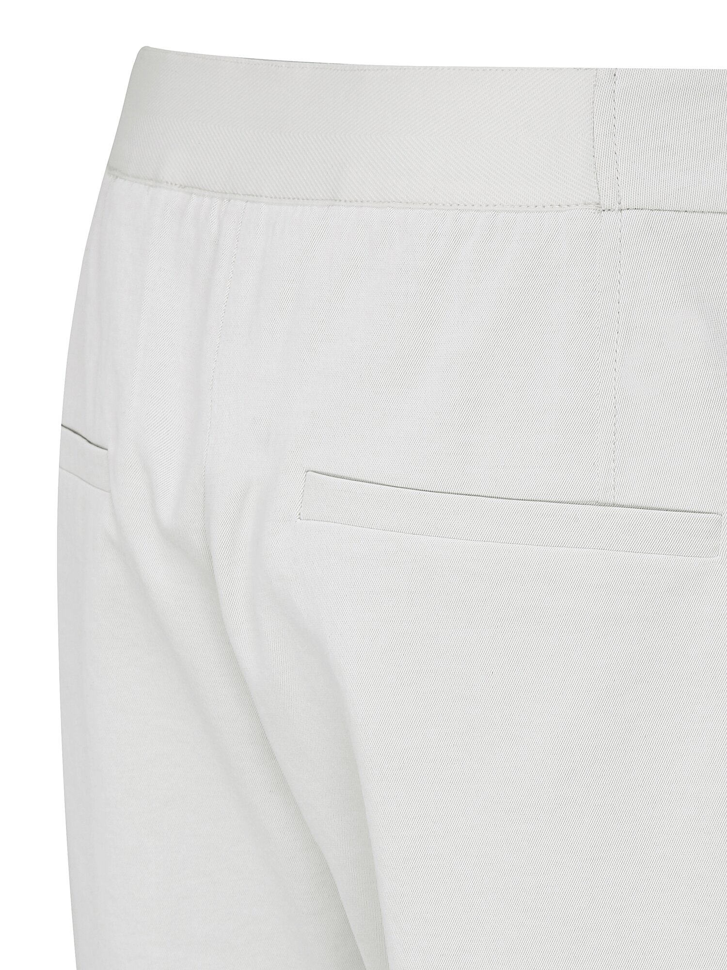 린넨 백 밴딩 배기핏 크롭 팬츠 (IVORY)