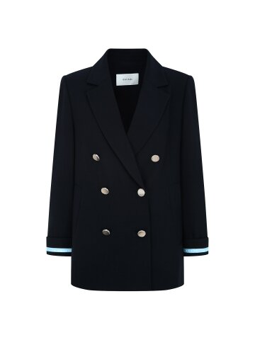 롤업 테일러드 더블 버튼 재킷 