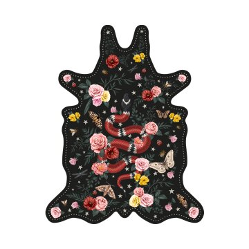 포드바쉐 테이블 메트_Black snake Tatoo