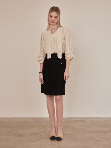 단정이 A라인 스커트_YHSK260403