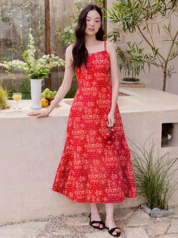 페이즐리 비치 원피스_YHOP260405