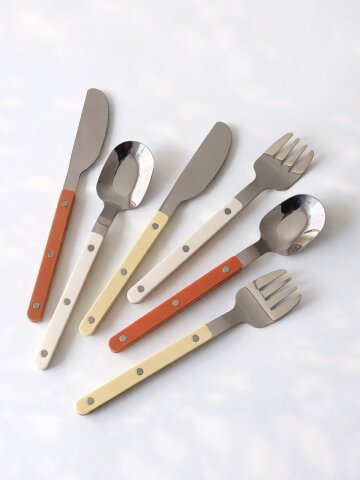 스텐 304 마망 디저트 스푼+포크+나이프 커트러리 3P세트