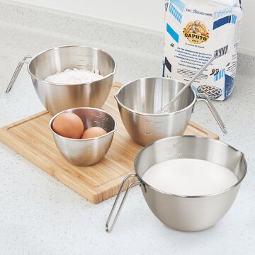 국내 제작 최고급 304 스텐 믹싱 계량컵 4종 택1