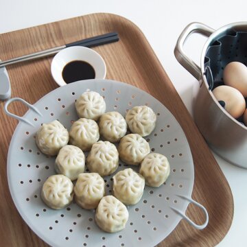 말랑그레이 실리콘 찜받침 찜기