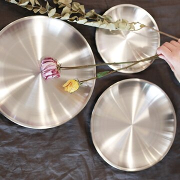 포스코 생산 최고급 스텐 접시 2호 (100% 국내제작)