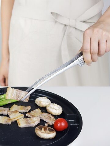 리본제이 바닥에 닿지않는 고기집게