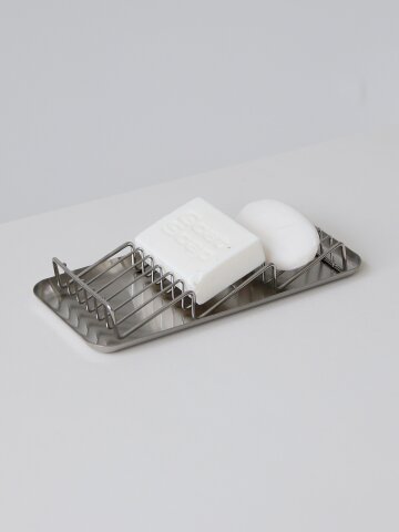 웨이브 스텐 비누받침대 물빠짐 트레이