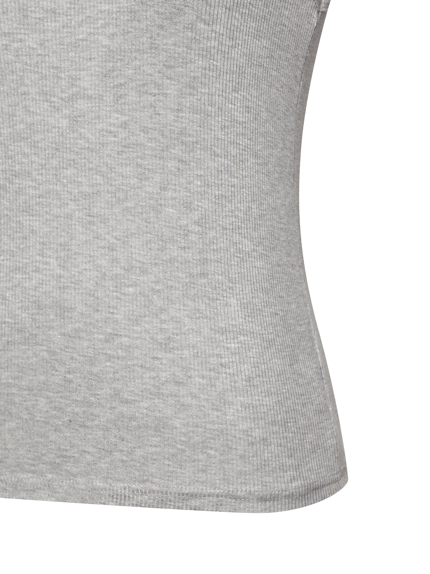 로고 슬리브리스 티셔츠 (GREY)