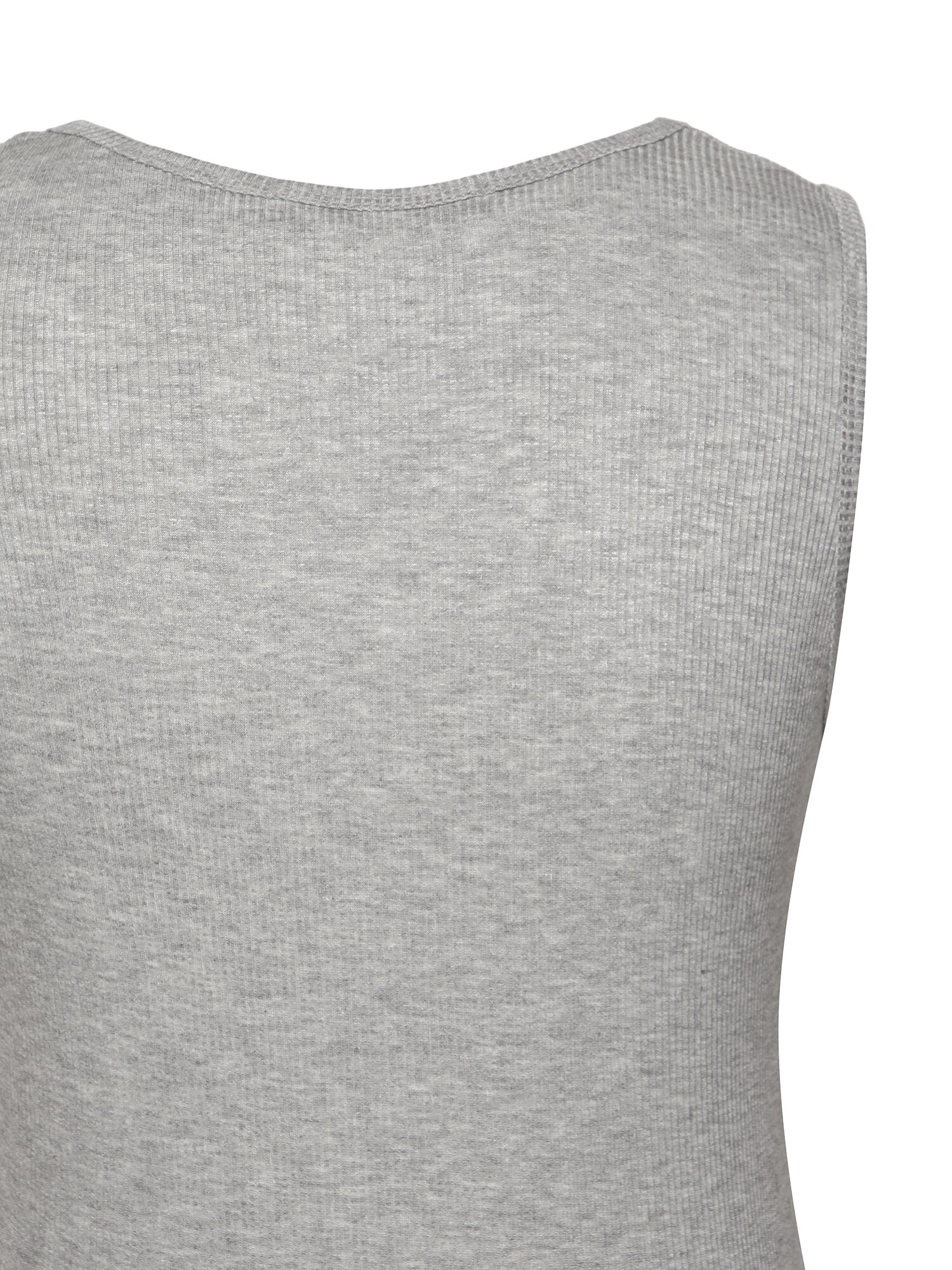 로고 슬리브리스 티셔츠 (GREY)