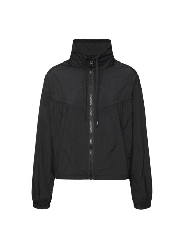 스트링 셔링 절개 하이넥 점퍼 