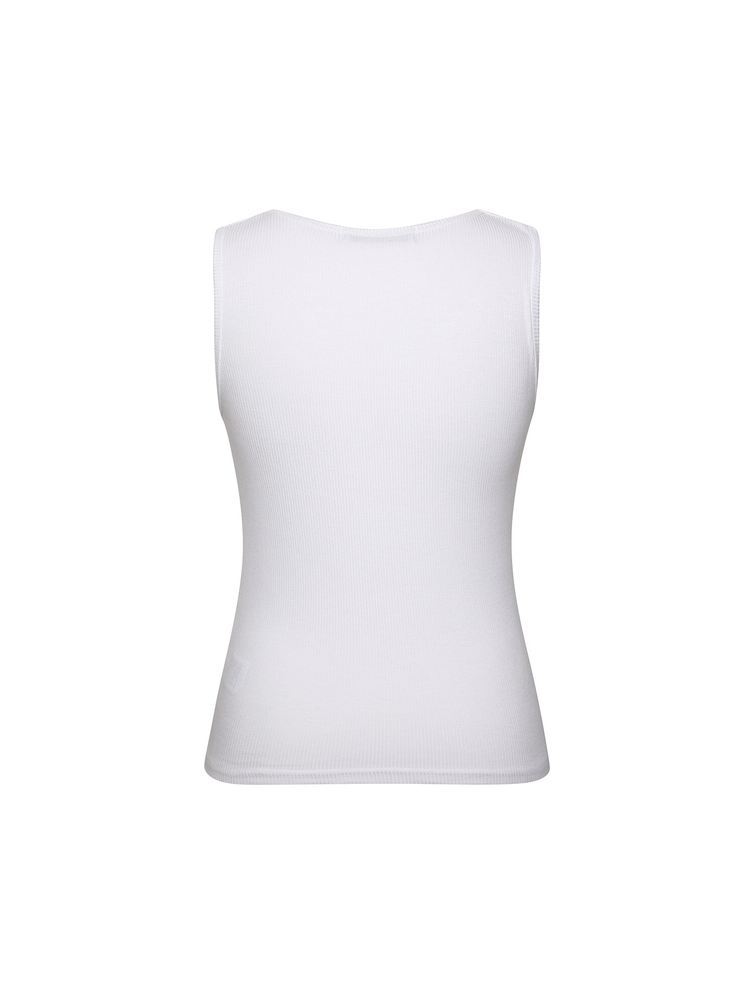 로고 슬리브리스 티셔츠 (WHITE)