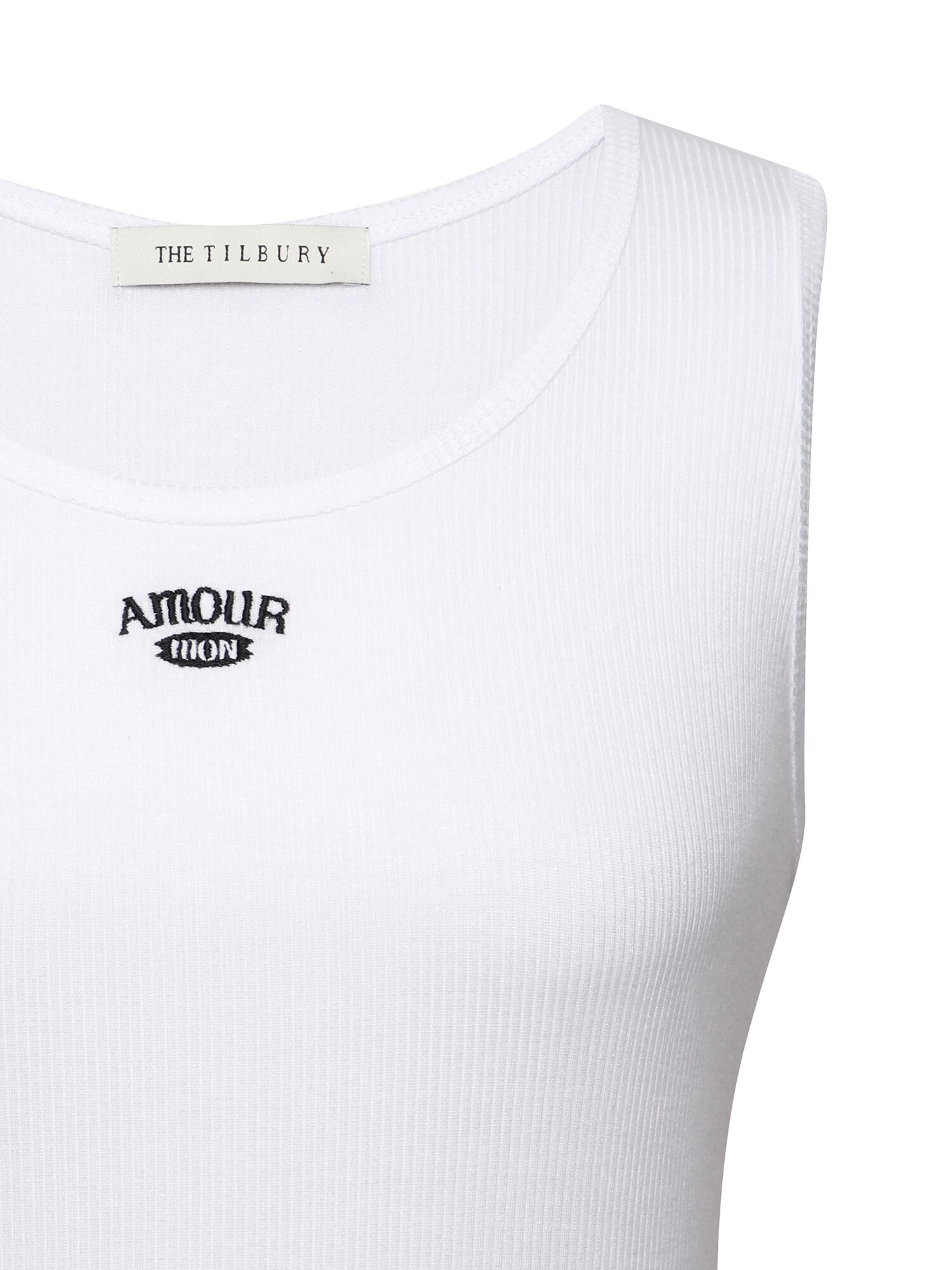 로고 슬리브리스 티셔츠 (WHITE)