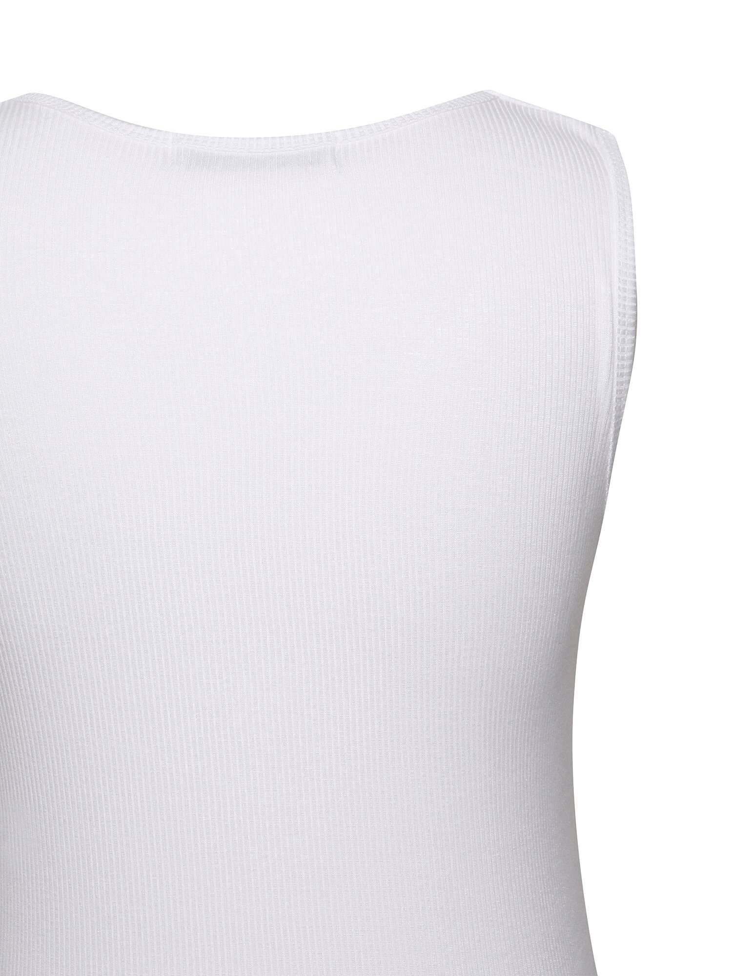 로고 슬리브리스 티셔츠 (WHITE)