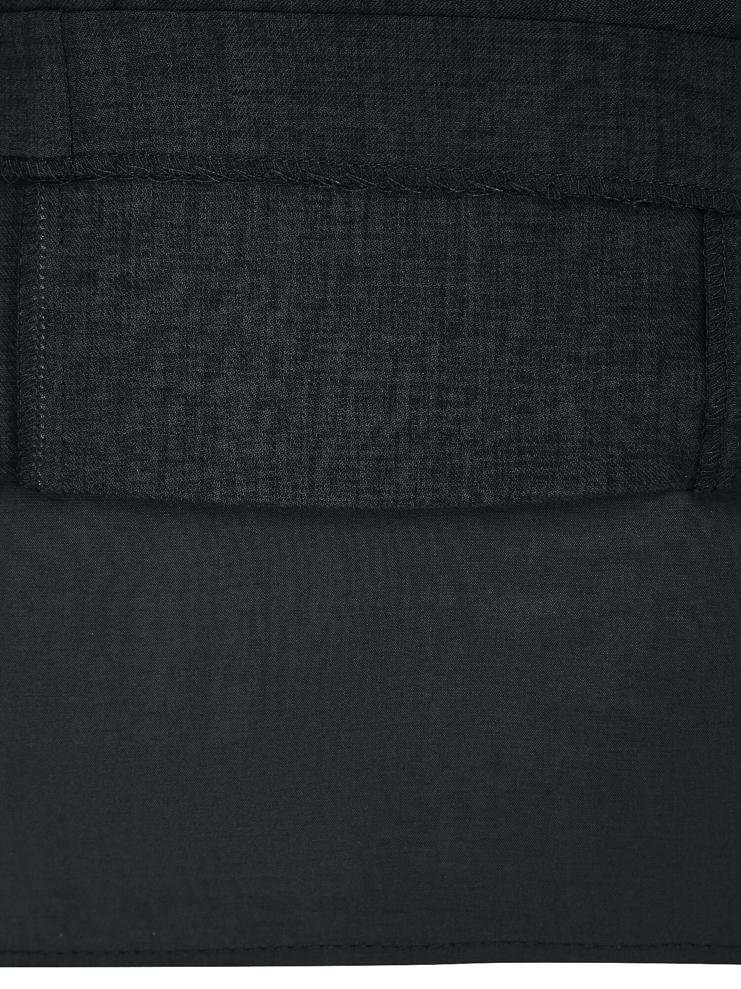 배색 라운드넥 H라인 원피스 (DARK GREY)