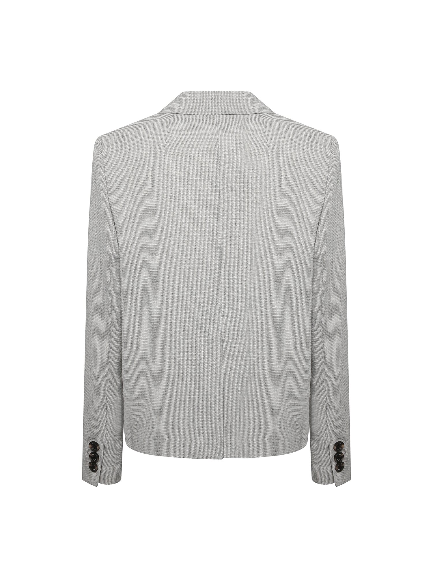 원 버튼 아웃포켓 테일러드 재킷 (MELANGE BEIGE)