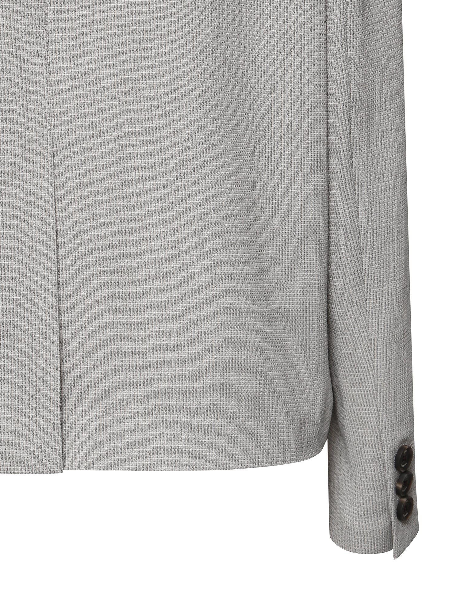 원 버튼 아웃포켓 테일러드 재킷 (MELANGE BEIGE)