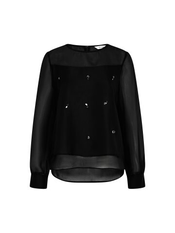 시폰 비딩 레이어 블라우스 