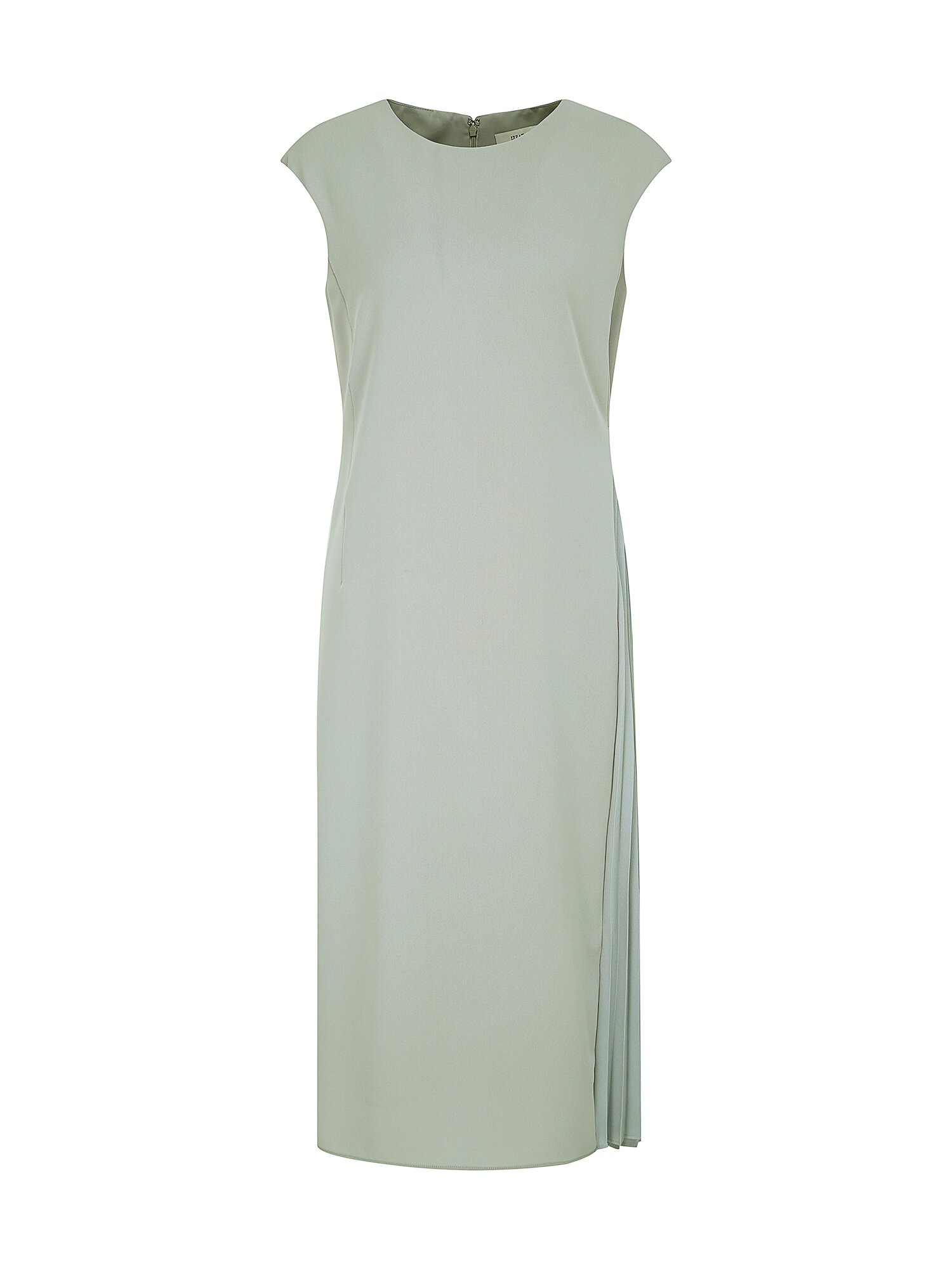 플리츠 배색 원피스 +재킷 세트 (MINT)