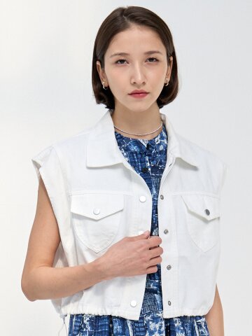 아르빈 투포켓 크롭 베스트