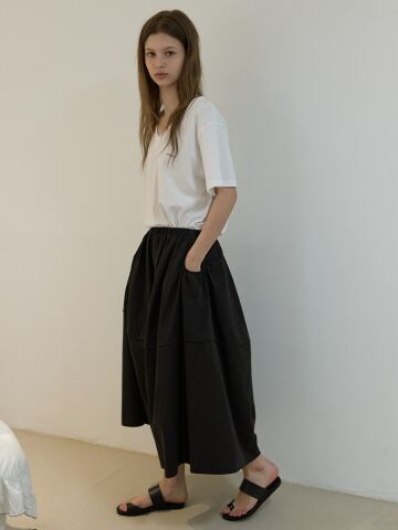 Balloon rc skirt Black

