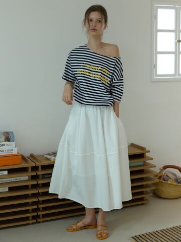 Balloon rc skirt Ivory


