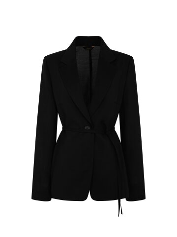 벨티드 슬릿 싱글 원버튼 재킷 