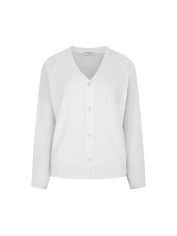 믹스 래글런 브이넥 가디건 